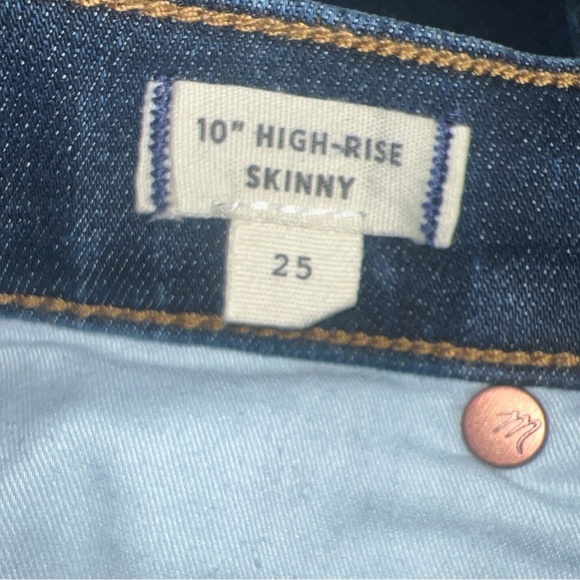 Madewell 10" High-Rise Skinny Jeans in Hayes Wash | NEW/NWOT!!♥️👖♥️👖 - Picture 12 of 16